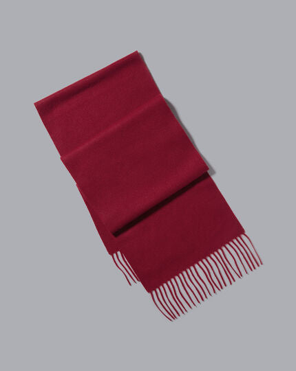 Cashmere Scarf - Red