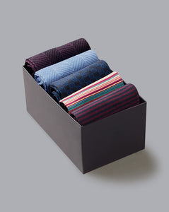 Jacquard Sock Gift Box - Multi