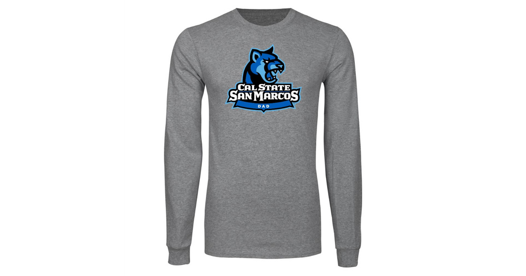 Cal State San Marcos Long Sleeve T Shirt Dad - Online Only