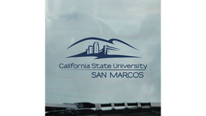 California State University San Marcos Cling Decal