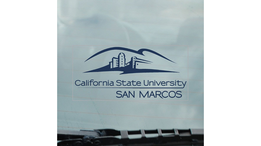 California State University San Marcos Cling Decal