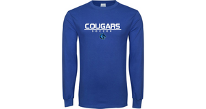 Cal State San Marcos Long Sleeve T Shirt Soccer Stacked - Online Only