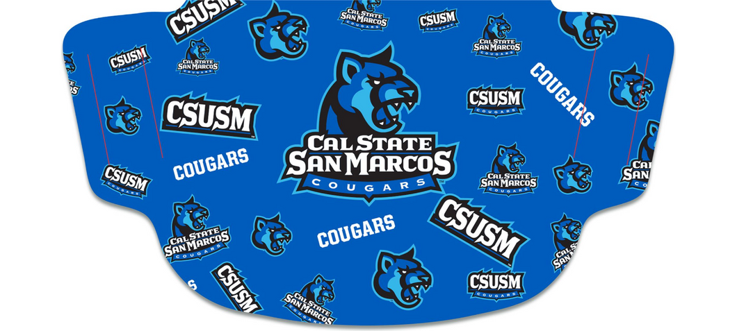 California State University San Marcos Cougars Face Covering