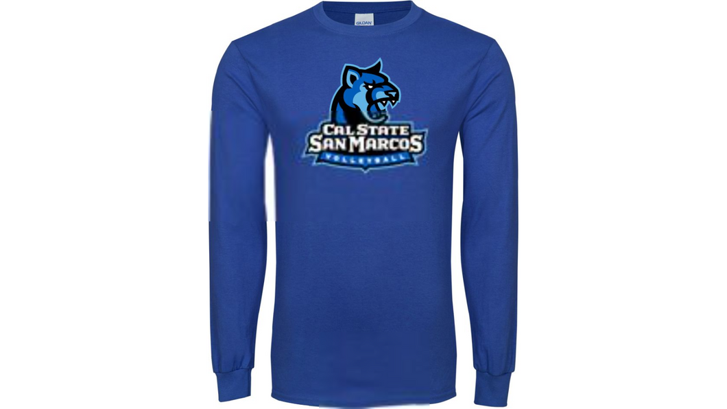 Cal State San Marcos Long Sleeve T Shirt Volleyball - Online Only