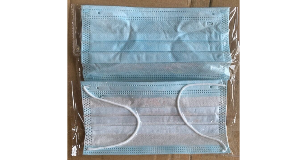 3 Layer Disposable Protective Face Mask - 50 Pack