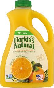 Floridas Natural Juice Orange No Pulp Chilled - 89 Fl. Oz.