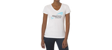 Load image into Gallery viewer, MiraCosta College Short Sleeve V-Neck Super Soft Sueded Jersey T-Shirt
