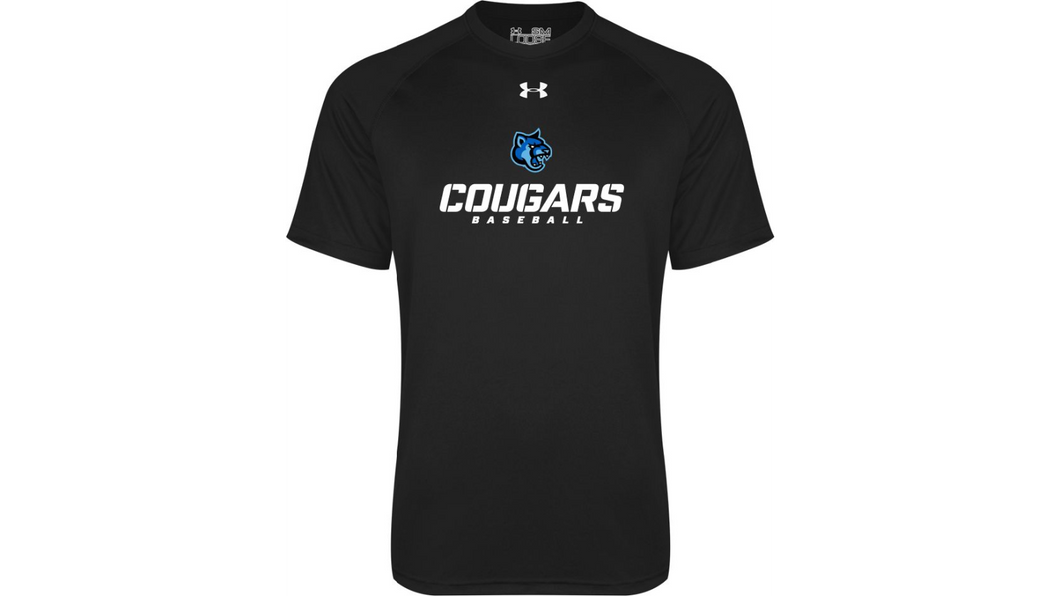 Cal State San Marcos Under Armour Tech Tee Baseball Stacked - ONLINE ONLY