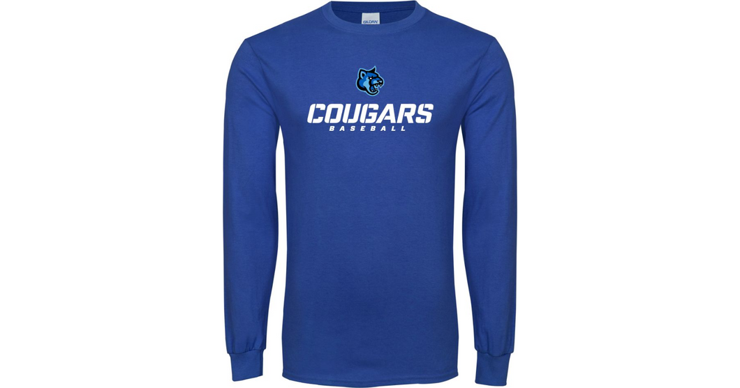 Cal State San Marcos Long Sleeve T Shirt Baseball Stacked - Online Only