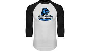 Cal State San Marcos Raglan Baseball T-Shirt Baseball - Online Only