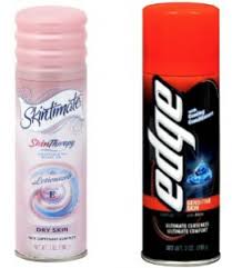 Edge or Skintimate Shave Gel