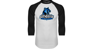 Cal State San Marcos Raglan Baseball T-Shirt Grandpa - Online Only