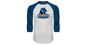 Cal State San Marcos Raglan Baseball T-Shirt Grandpa - Online Only