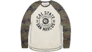 California State University San Marcos Cougars Raglan Long Sleeve T-Shirt