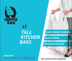 Hippo Sak Tall Kitchen Trash Bags