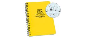 4 5/8 x 7 Side Spiral Notebooks with Metric Field Pattern