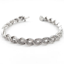 Load image into Gallery viewer, Sandra Biachi 14K White Gold Diamond Tennis Bracelet. Style: PWN16
