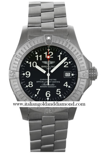 Breitling Men`s e1737018/b640-ti2 Black Dial Watch