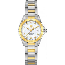 Load image into Gallery viewer, TAG Heuer Aquaracer With White Mother-of-Pearl and 11 Diamonds (0.08 ct) in Dial Ref.: WAY1451.BD0922
