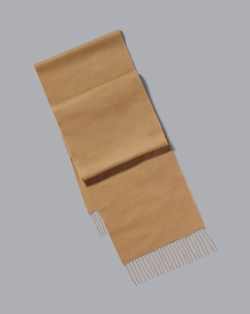 Cashmere Scarf - Camel