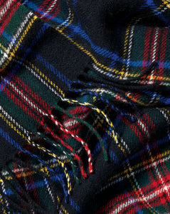 Lambswool Tartan Check Scarf - Multi