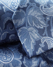 Load image into Gallery viewer, Silk Paisley Tie - Denim Blue
