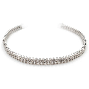 Sandra Biachi 18K White Gold Bracelet. Style: CHB04585B1