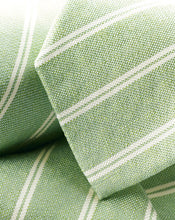 Load image into Gallery viewer, Silk Linen Stripe Tie - Light Green
