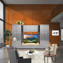 Load image into Gallery viewer, Kit 9: Premium Cabinet System | Double-Wide Media Center
