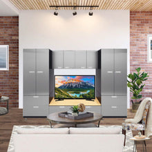 Load image into Gallery viewer, Kit 9: Premium Cabinet System | Double-Wide Media Center
