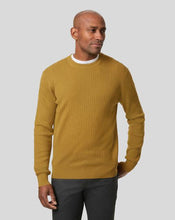 Load image into Gallery viewer, Wool Cotton Rib Sweater - Dark Yellow
