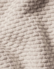 Load image into Gallery viewer, Cotton Merino Textured Crew Neck Sweater - Chalk
