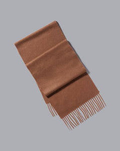 Cashmere Scarf - Dark Camel