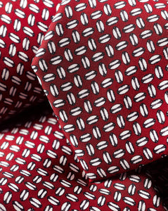 England Rugby Rugby Ball Tie - Burgundy