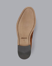 Load image into Gallery viewer, Suede Tassel Loafers - Chestnut Brown
