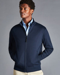 Navy Performance Funnel Neck Jacket