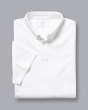 Load image into Gallery viewer, Smart Short Sleeve Jersey Polo - White
