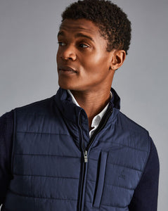 Quilted Gilet - Royal Blue