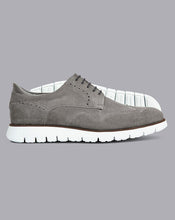 Load image into Gallery viewer, Suede Hybrid Sneakers - Light Grey
