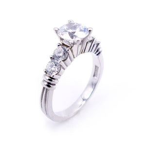 ScottKay Platinum Engagement Ring M0891RDPP