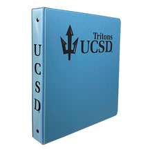 Load image into Gallery viewer, UCSD Trident Design 1" Binder by Samsill
