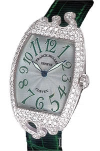 Franck Muller Ladies 7502 QZ D POP Fine Jewelry 18K White Gold