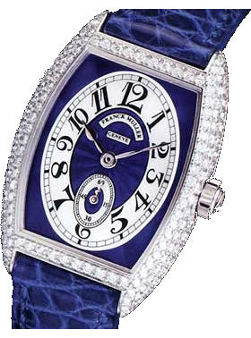 Franck Muller Ladies 1750 S6 D Chronometro Leather Strap