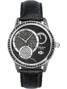 Glashutte Men`s 90-03-54-54-04 Blackscret White Gold Diamond Bez