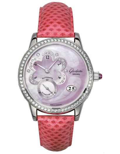 Glashutte Ladies 90-01-52-52-04 Pink Passion 18K White Gold