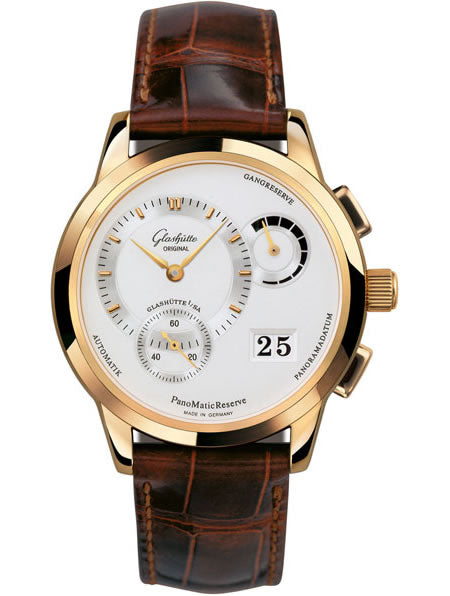 Glashutte Men`s 90-03-01-01-04 PanomaticReserve 18K Rose Gold