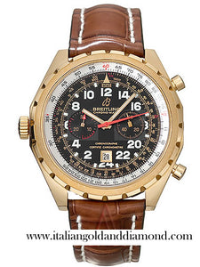 Breitling Men`s H2236012-B818 Navitimer Chrono-Matic 25H Rose Gold