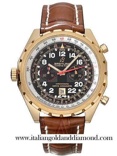 Breitling Men`s H2236012-B818 Navitimer Chrono-Matic 25H Rose Gold