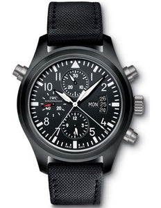 IWC Men`s 3786-01 Pilot`s Dopplechronograh Ceramic PVD Version