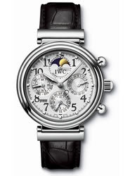 IWC Men`s 3758-03 Da Vinci Perpetual Chronograph Silver Dial Watch